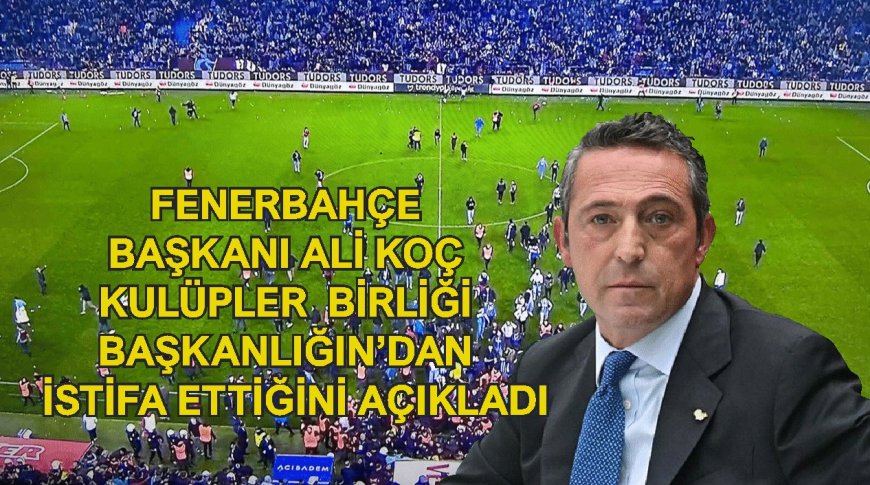 Fenerbahçe Başkanı Ali Koç, Trabzon Maçı Sonrası Sürpriz Karar: 'Kendi Geleceğimizi Kendimiz Çizeceğiz